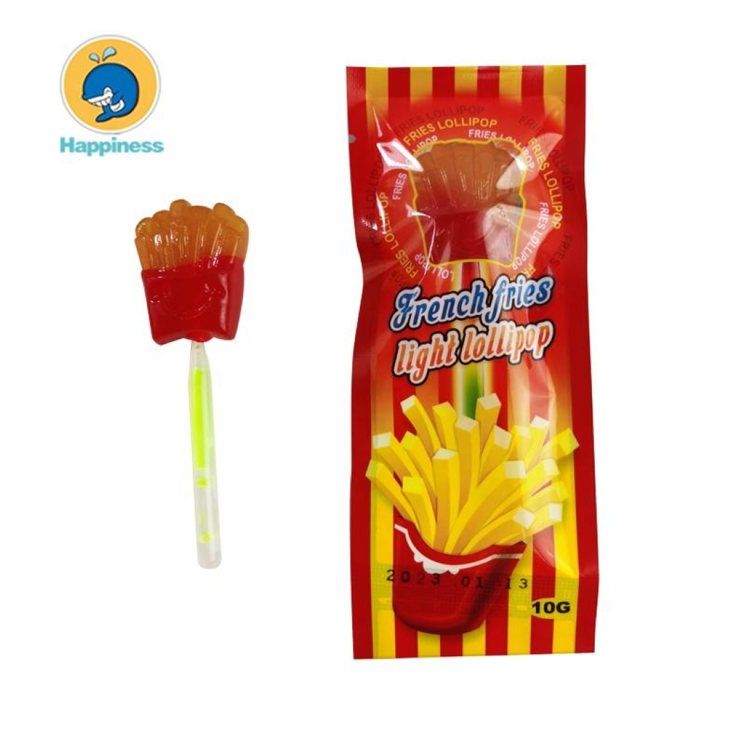 FRENCH FRIES LOLLIPOP CANDY 3PCS